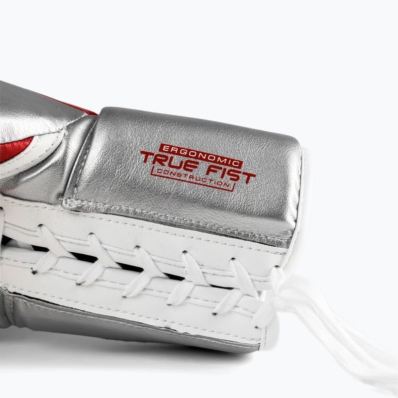 Boxing gloves Rival RS100 Professional red/silver 4