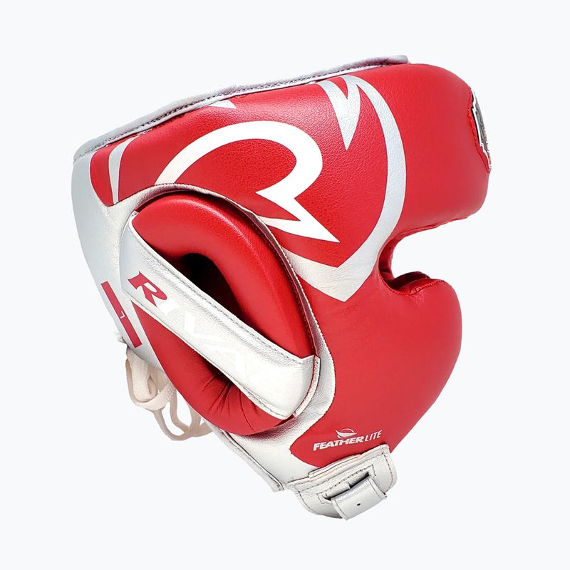Boxing helmet Rival RHG100 Professional Headgear red/silver 4