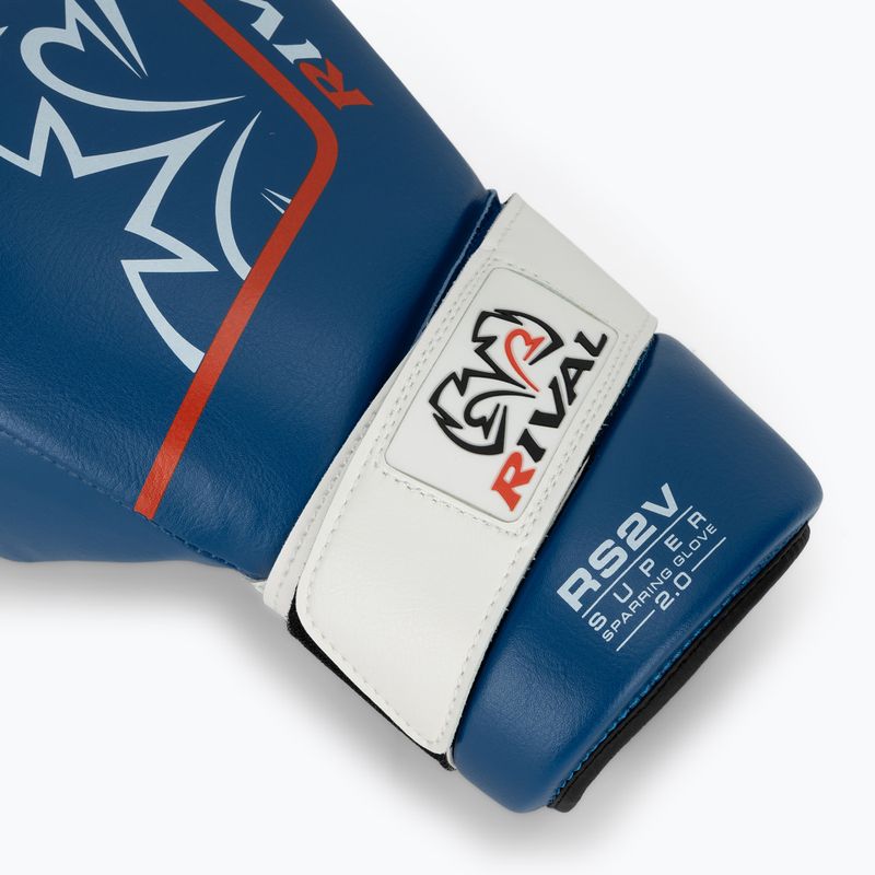 Boxing gloves Rival RS2V Super Sparring 2.0 blue 6