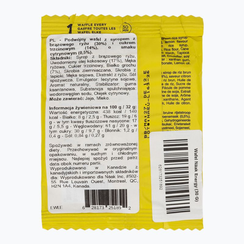 Energy bar Näak Ultra Energy 30 g lemon 2