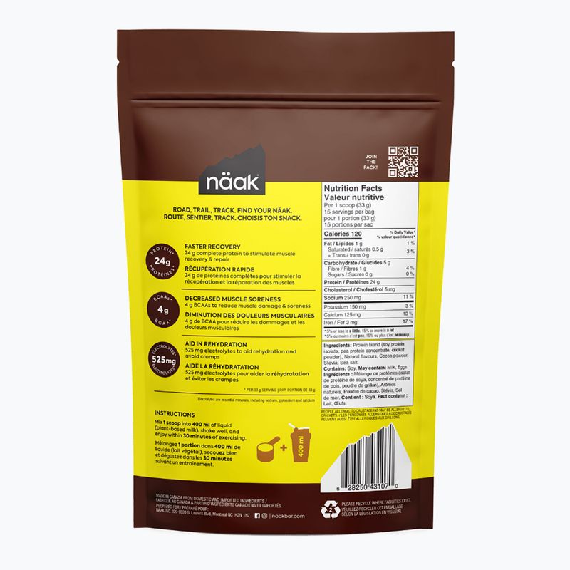 Whey Näak Ultra Recovery Protein Powder 500 g chocolate 2