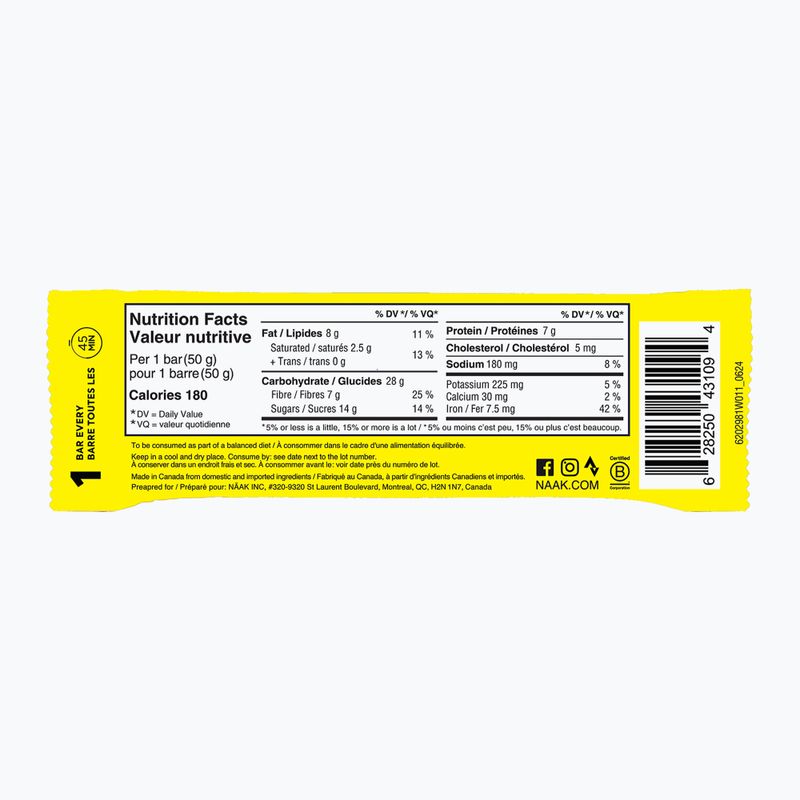 Näak Ultra Energy bar 50 g banana & chocolate 2