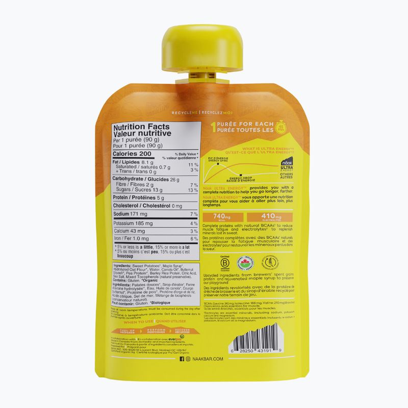 Näak Ultra Energy Gel 90 g sweet potatoes butternut squash 2