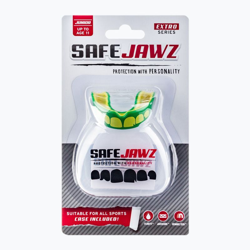 SAFEJAWZ Extro Series children's jaw protector green SJOGREJ