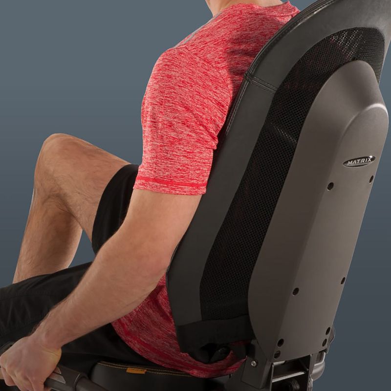 Matrix Fitness recumbent bike R50XIR-02 graphite grey 5