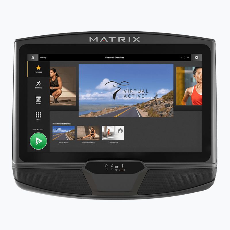 Matrix Fitness Elliptic E50XUR-02 black elliptical trainer 6