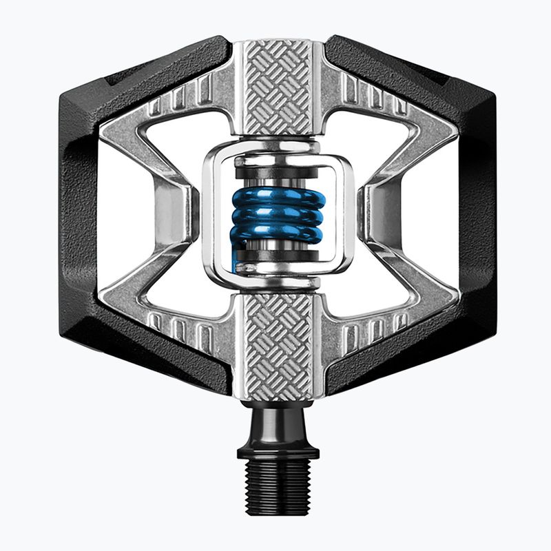 Crankbrothers Double Shot 2 black/silver/blue bicycle pedals 5