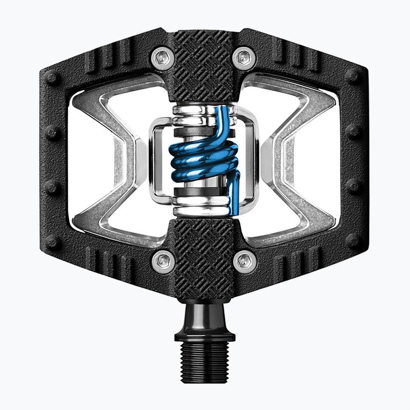 Crankbrothers Double Shot 2 black/silver/blue bicycle pedals 6