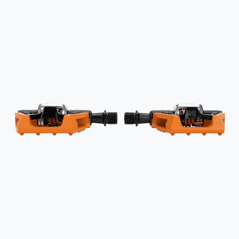 Crankbrothers Double Shot 2 orange/black/orange cycle pedals 3