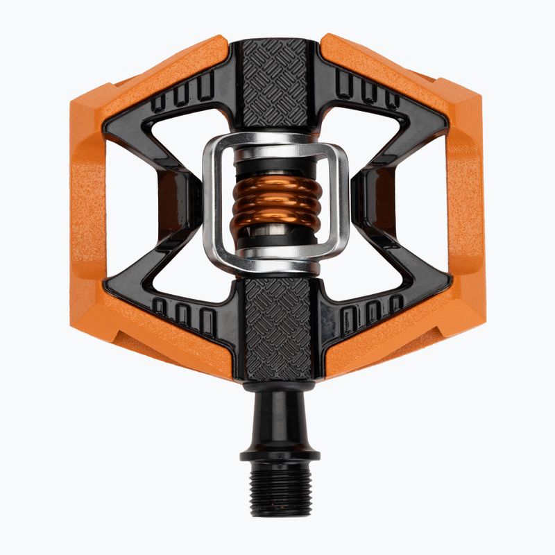 Crankbrothers Double Shot 2 orange/black/orange cycle pedals 4