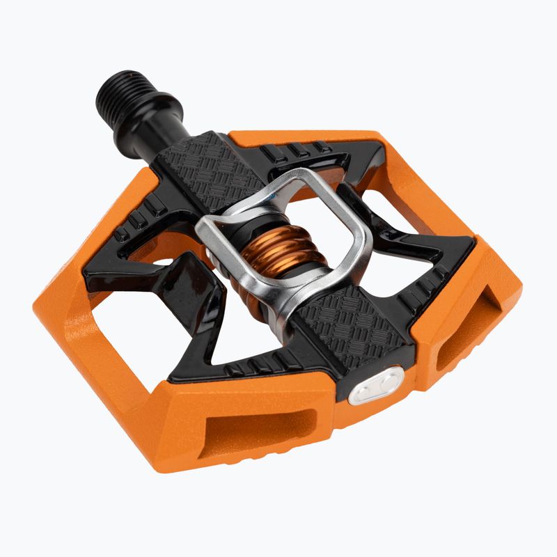 Crankbrothers Double Shot 2 orange/black/orange cycle pedals 5