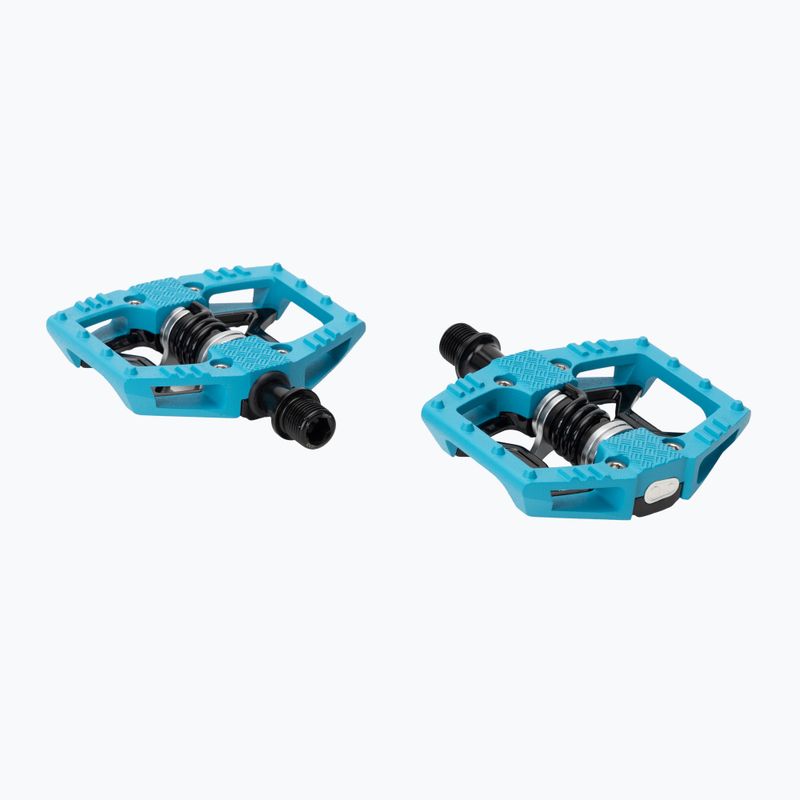 Bike pedals Crankbrothers Double Shot 2 light blue/black 2