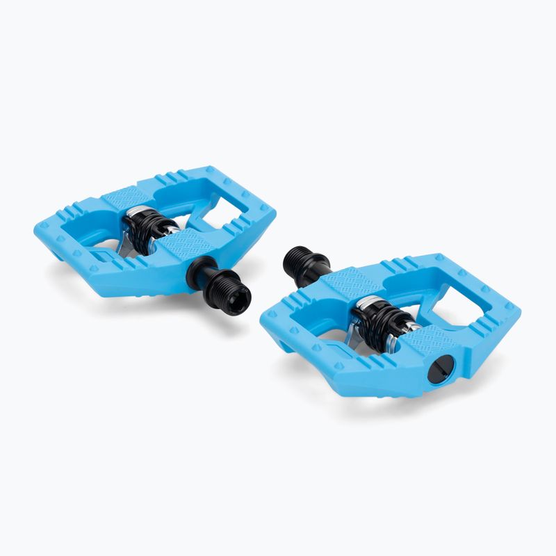 Bike pedals Crankbrothers Double Shot 1 light blue/black 2