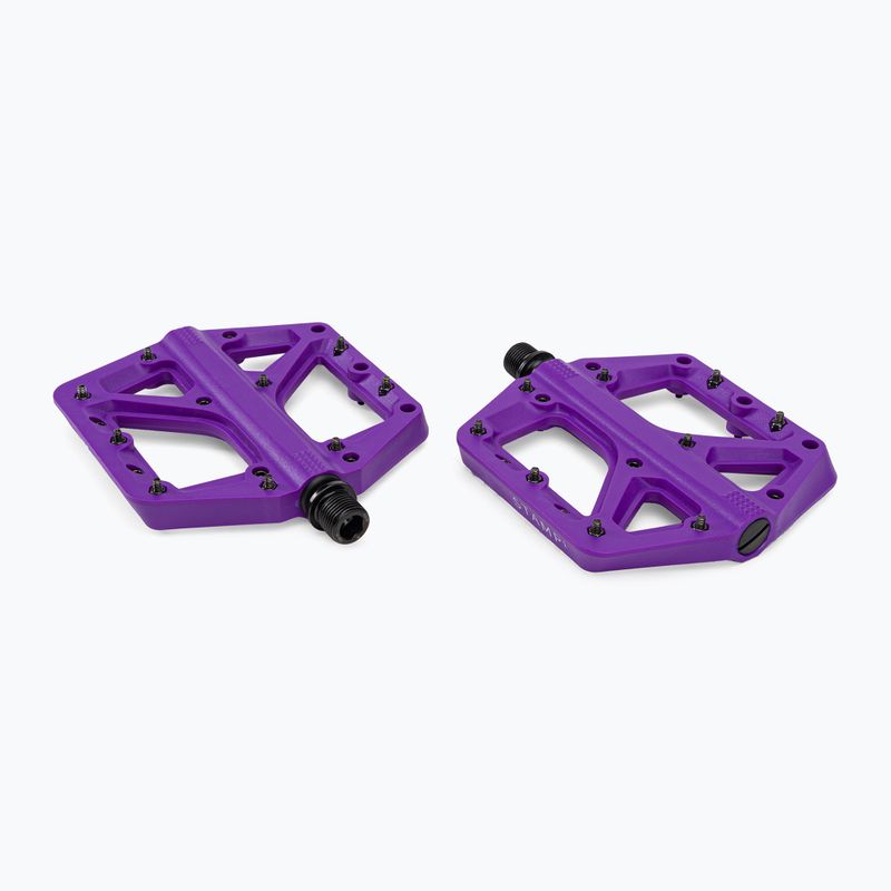 Crankbrothers Stamp 1 purple bicycle pedals CR-16391