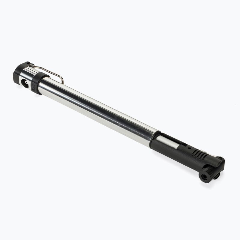 Crankbrothers Klic HV Mini Floor 110 psi silver bicycle pump