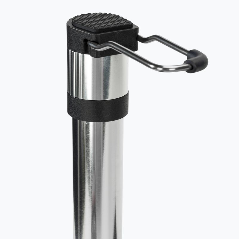 Crankbrothers Klic HV Mini Floor 110 psi silver bicycle pump 4