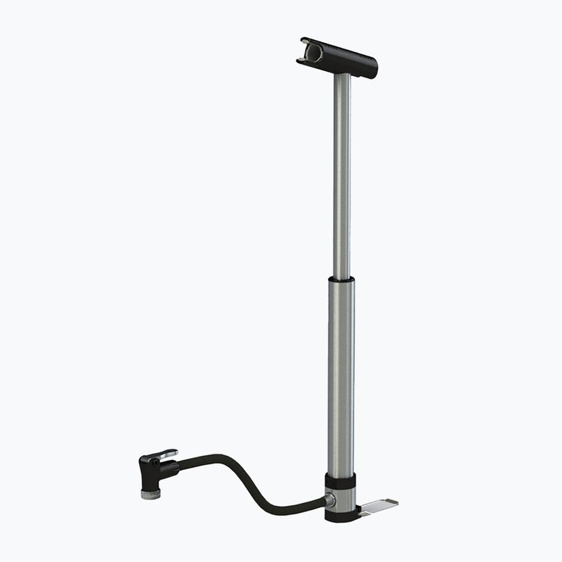 Crankbrothers Klic HV Mini Floor 110 psi silver bicycle pump 5