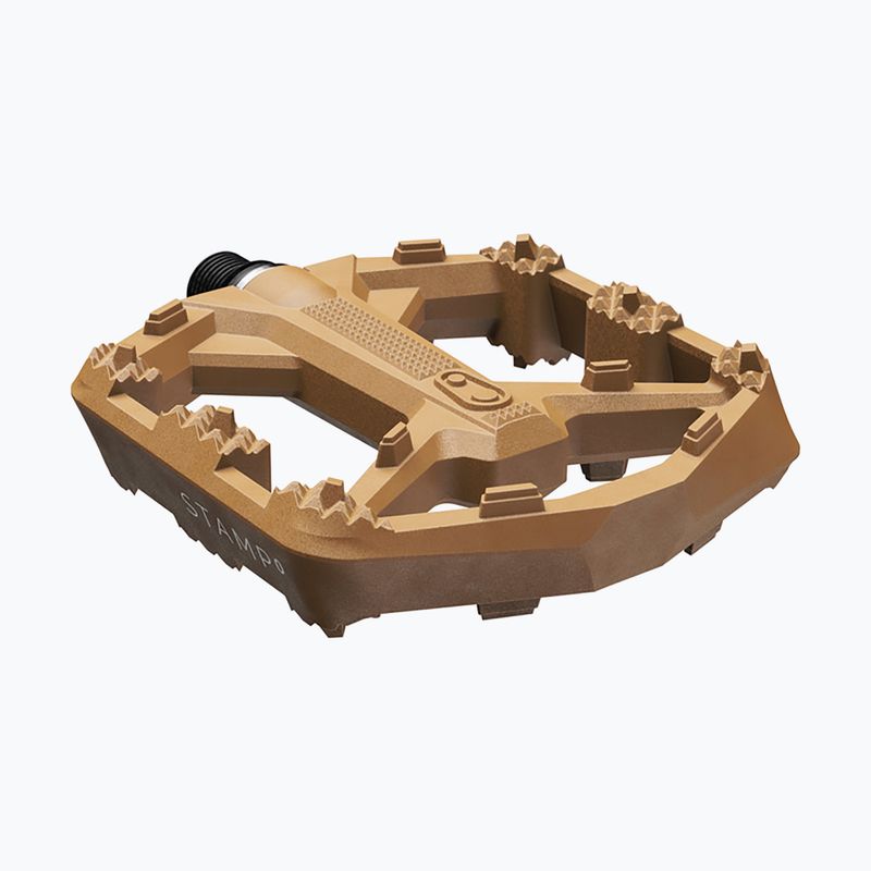 Bike pedals Crankbrothers Stamp 0 brown 2