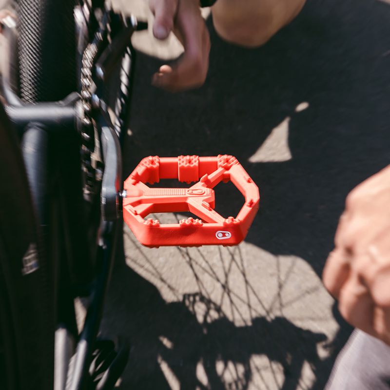 Bike pedals Crankbrothers Stamp 0 bright red 5