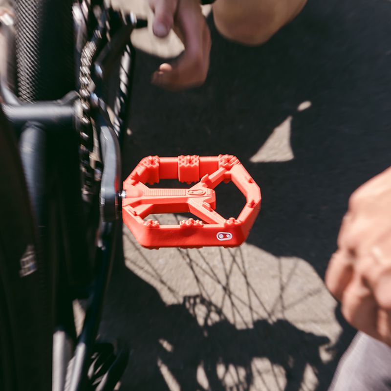 Bike pedals Crankbrothers Stamp 0 bright red 5