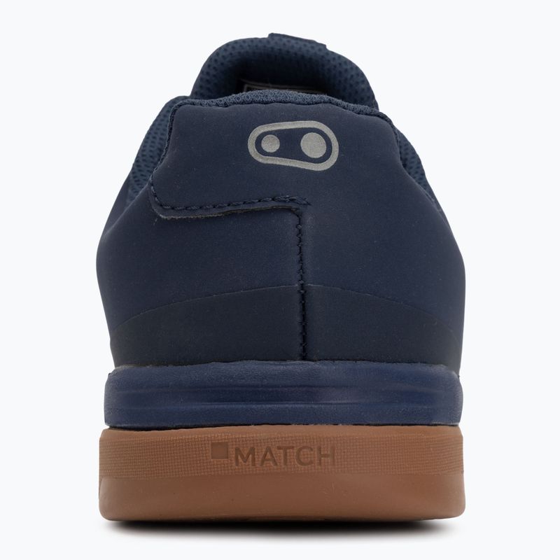 Men's platform cycling shoes Crankbrothers Stamp Lace navy blue and brown CR-STL04281A105 6