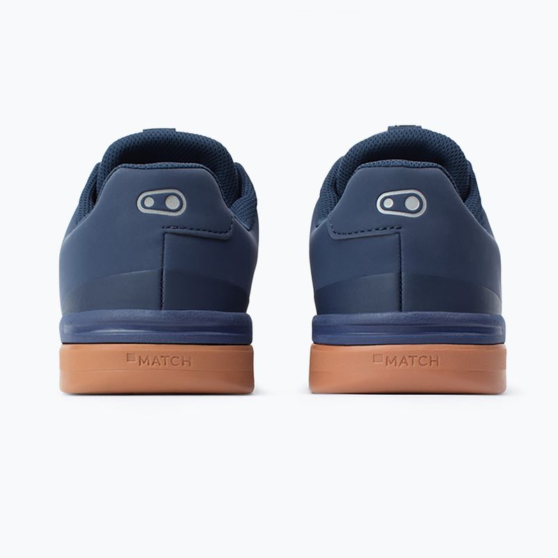 Men's platform cycling shoes Crankbrothers Stamp Lace navy blue and brown CR-STL04281A105 5