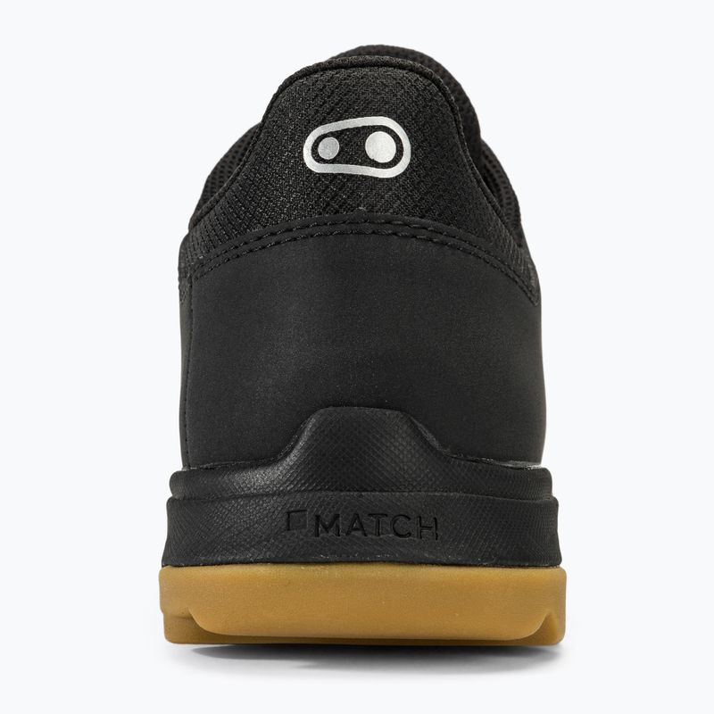 Crankbrothers Stamp Trail Lace black /black/gum outsole platform cycling shoes 6