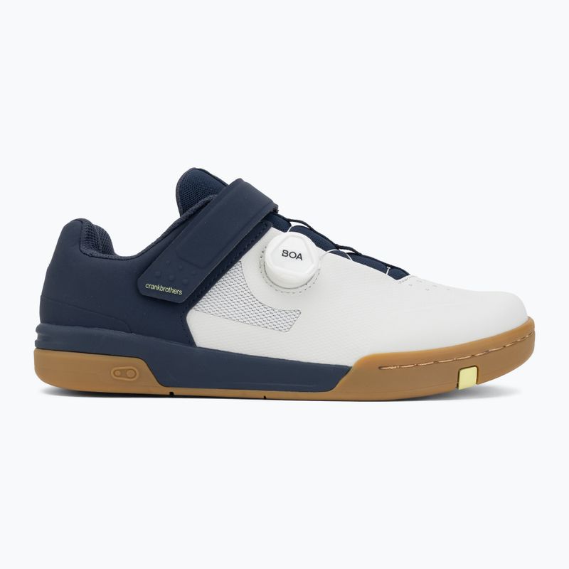 Cycling platform shoes Crankbrothers Stamp Boa navy grey/gum outsole 2