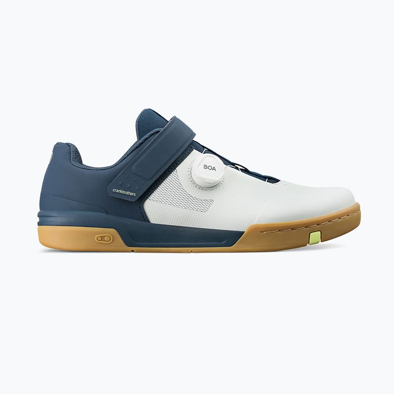 Cycling platform shoes Crankbrothers Stamp Boa navy grey/gum outsole 8
