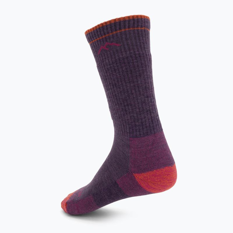 Women's socks Darn Tough Hiker plum heather 2