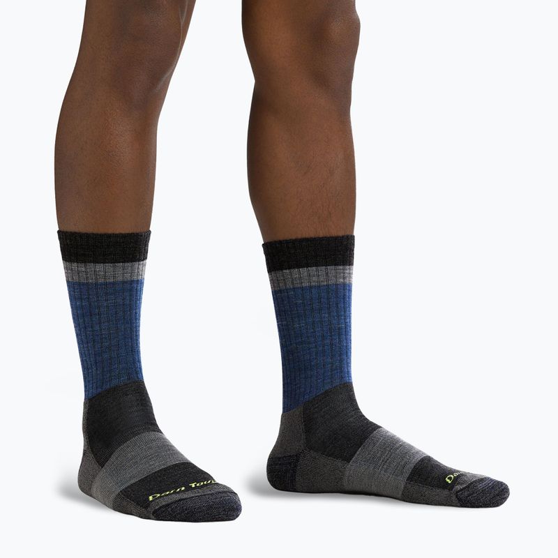 Men's trekking socks Darn Tough Heady Stripe blue 2