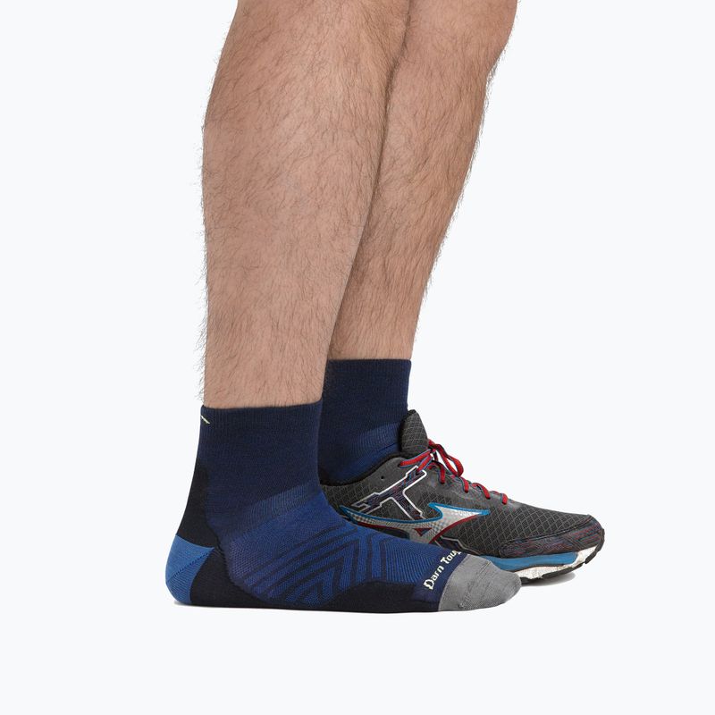 Men's Socks Darn Tough Run 1/4 eclipse 3