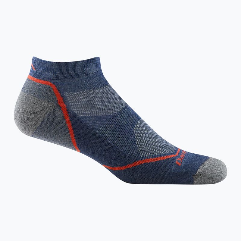Men's Socks Darn Tough Light Hiker No Show Cushion denim