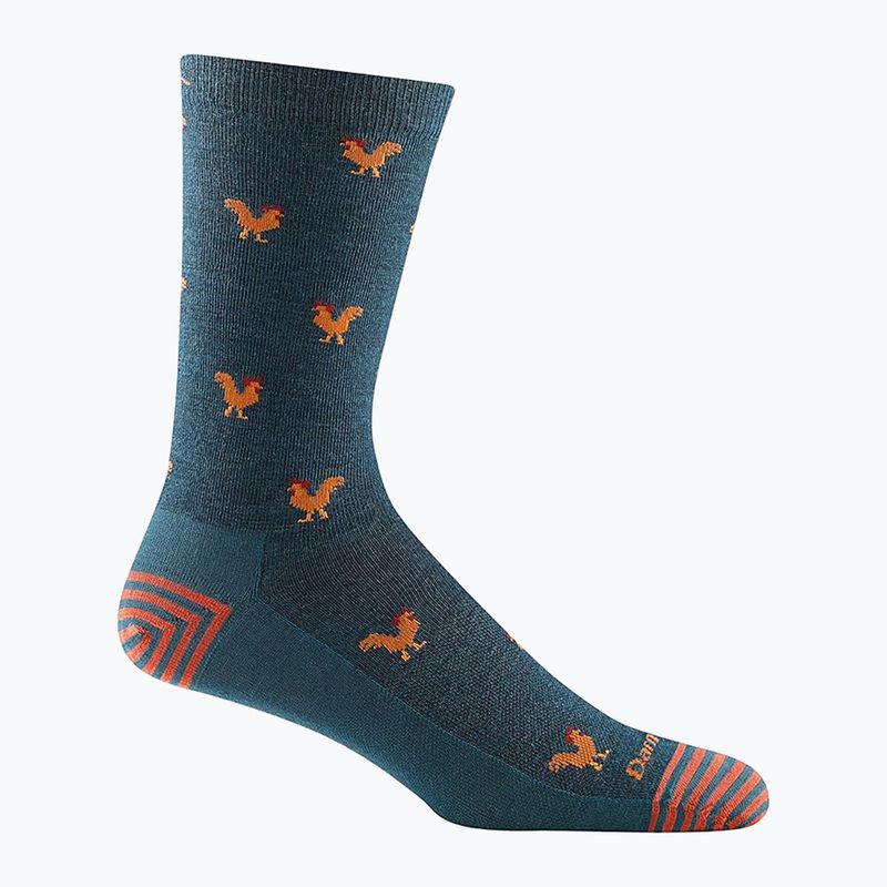 Men's Darn Tough Strut Crew dark teal socks 4