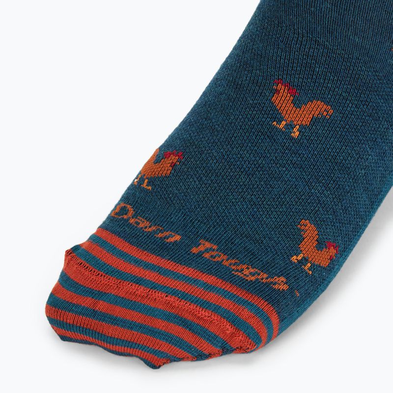 Men's Darn Tough Strut Crew dark teal socks 3