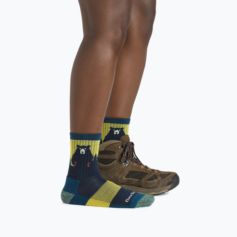 Women's Socks Darn Tough Bear Town Micro Crew Cushion dark teal 2