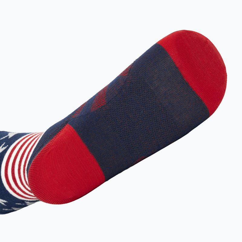 Darn Tough Captain Stripes Jr. stars and stripes children's ski socks 4