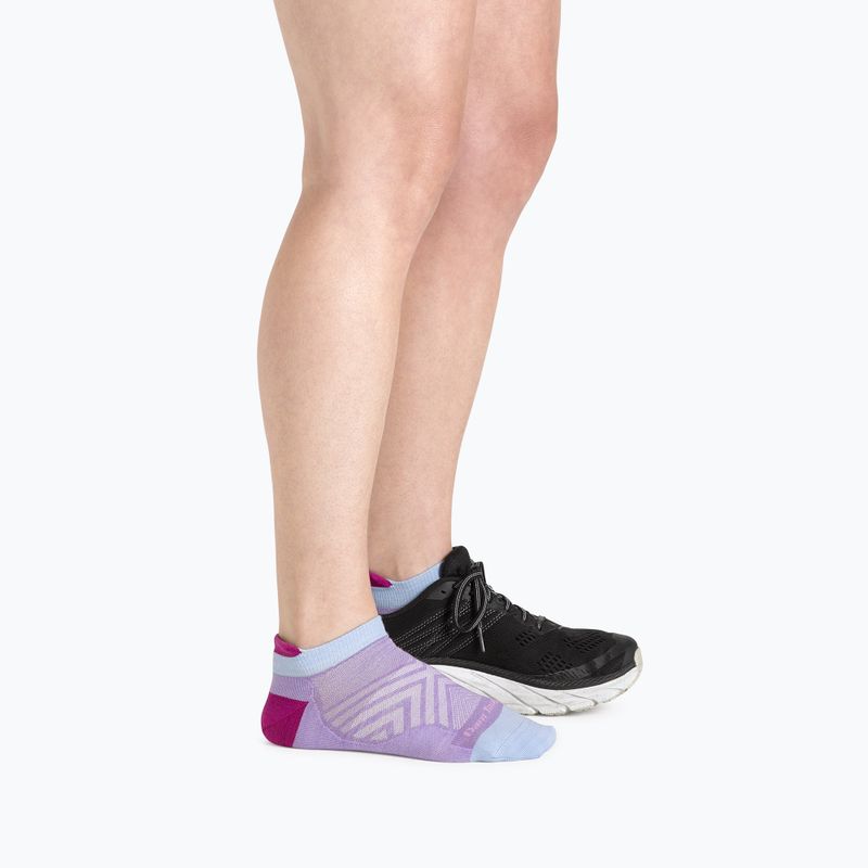 Women's socks Darn Tough Run No Show lavender 2