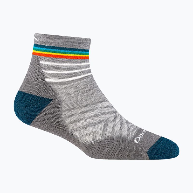 Women's Socks Darn Tough Run 1/4 Cushion gray