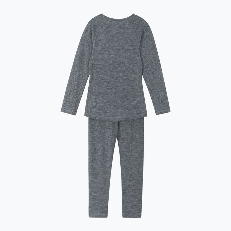 Children's thermal underwear set Reima Kinsei melange grey 2