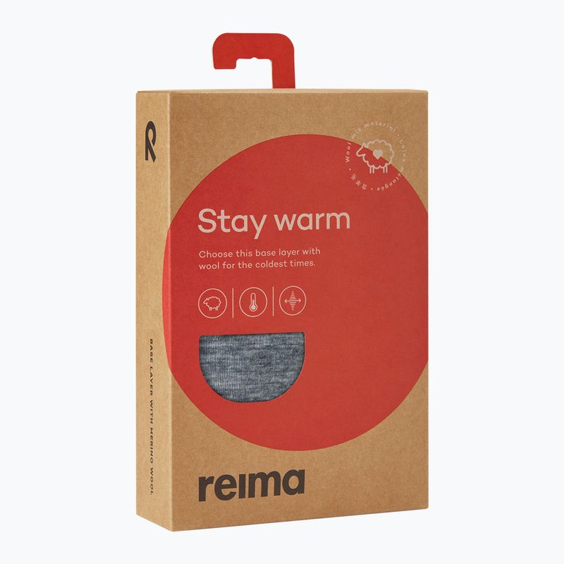 Children's thermal underwear set Reima Kinsei melange grey 9