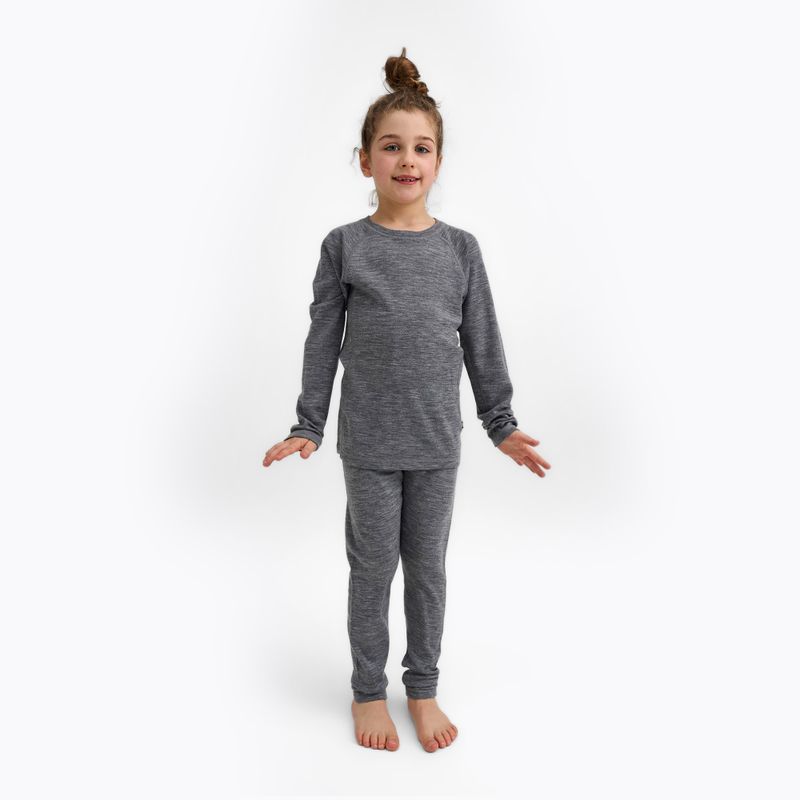 Children's thermal underwear set Reima Kinsei melange grey 10