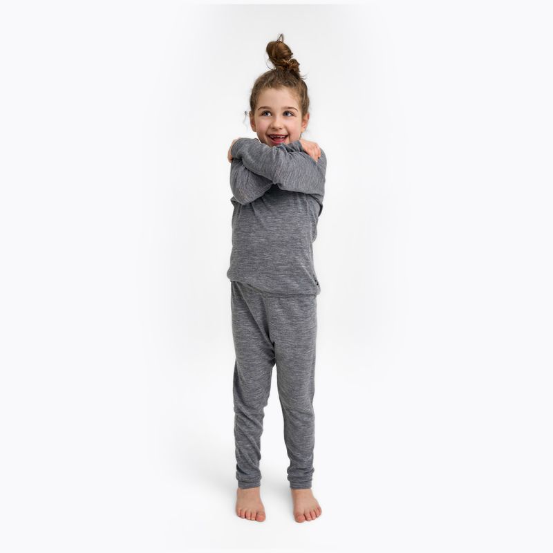 Children's thermal underwear set Reima Kinsei melange grey 11