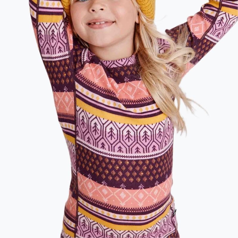 Reima Taitoa deep purple children's thermal underwear set 2