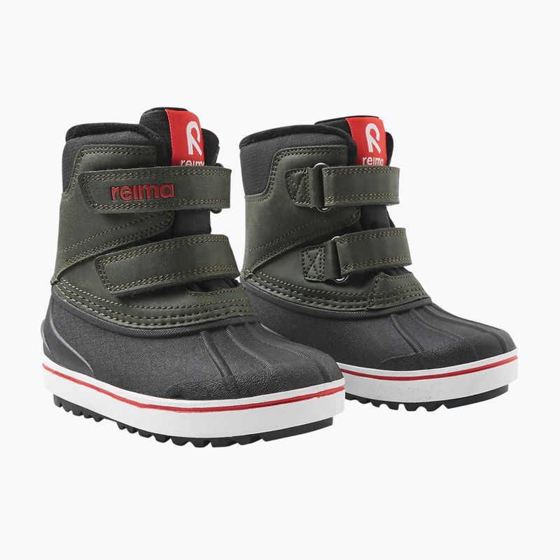Kidsʼ snow boots Reima Coconi khaki green 3