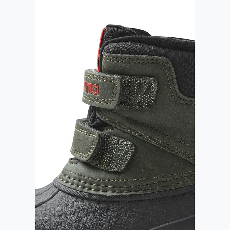 Kidsʼ snow boots Reima Coconi khaki green 8