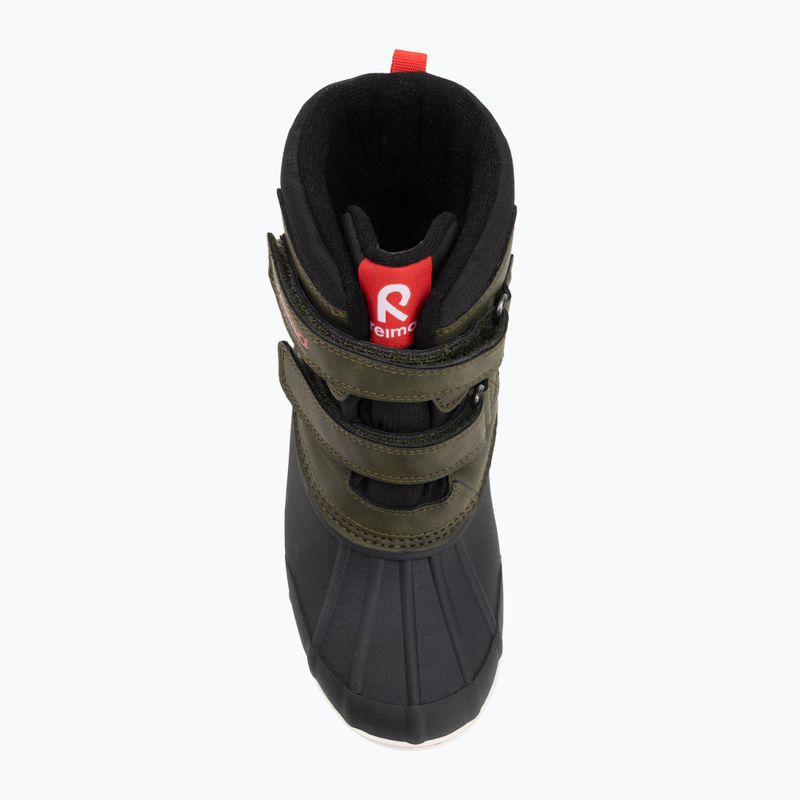 Children's snow boots Reima Coconi khaki green 5