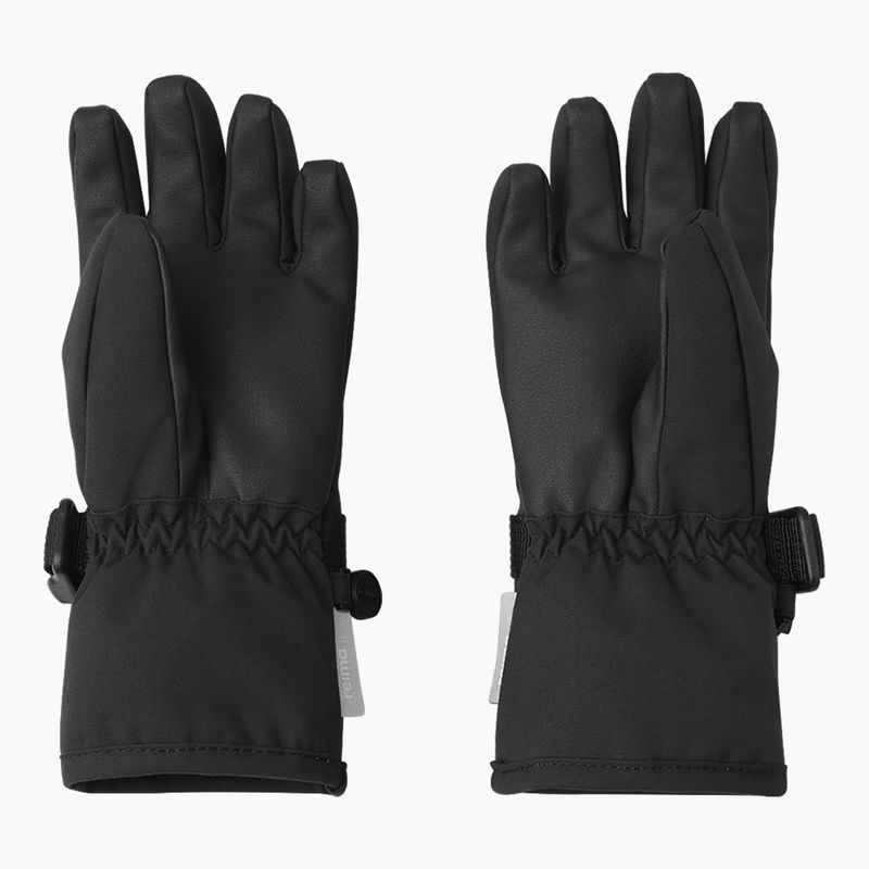 Children's ski gloves Reima Tartu black 2