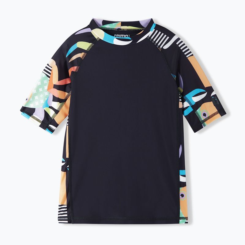 Reima Uiva children's swim shirt black 5200149C-999A
