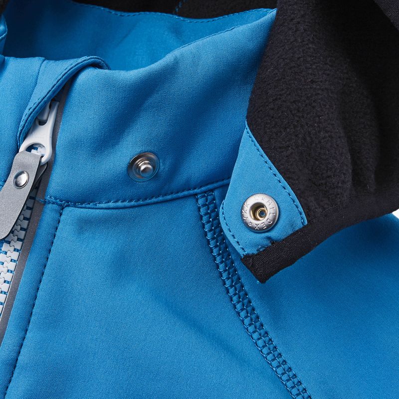 Reima Vantti cool blue children's softshell jacket 5